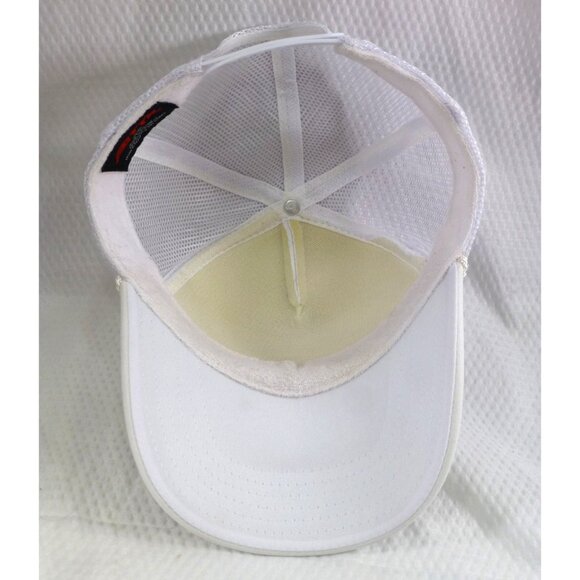 Rare Radio Shack Crypto Center White Mesh Trucker Hat Vintage Promo Cap - Picture 5 of 6